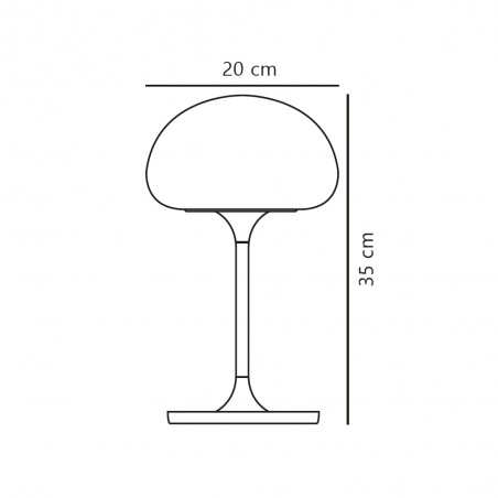 Lámpara de mesa recargable LED Sponge (4.8W)
