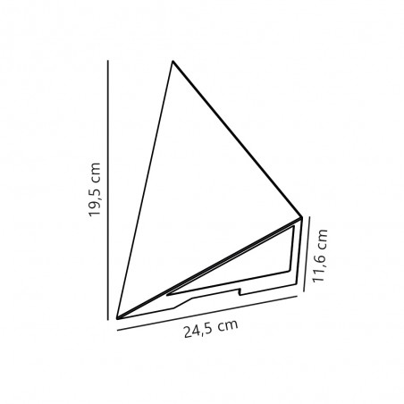Aplique de pared de exterior Konit