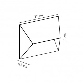 Aplique de exterior galvanizado Pontio 27