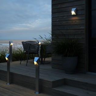 Outdoor Galvanised Bollard Lamp Pontio