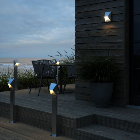 Outdoor Galvanised Bollard Lamp Pontio