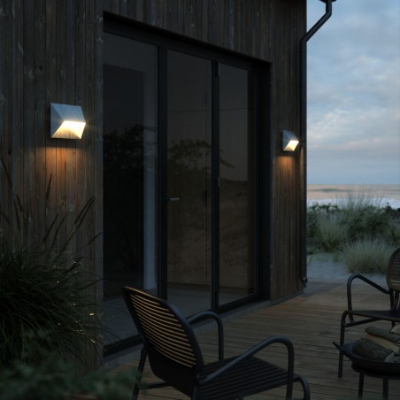 Outdoor Galvanised Wall Lamp Pontio 27