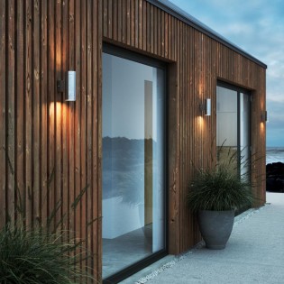 Outdoor wall lamp Tin Maxi Galvanised (2 lights)