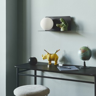 Children's wall lamp with shelf Lilibeth