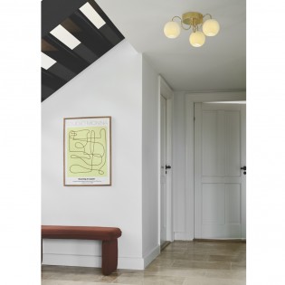 Plafón de techo Franca (3 luces)