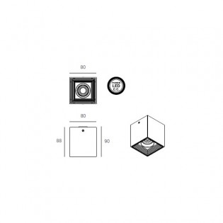 MLN Dau Spot Led-Deckenleuchte (10W)