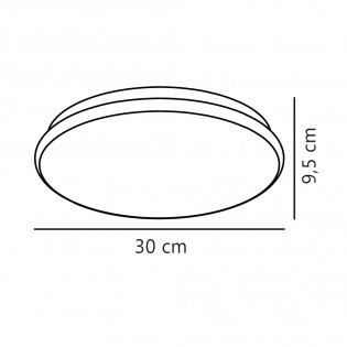 Plafón de techo para baños Montone (10W)