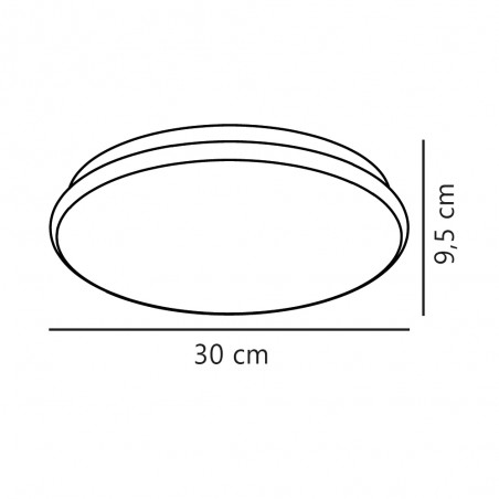 Plafón de techo para baños Montone (10W)