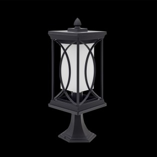 Outdoor Pedestal Lamp Valence Garden