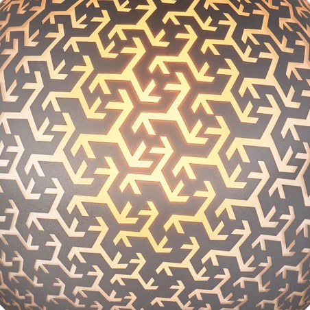 LED Light Bulb E27 Pattern Dim Deco (6W)