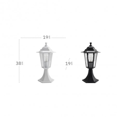 Outdoor Pedestal Lamp Valence Auriga