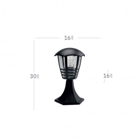 Outdoor Pedestal Lamp Valence Alnilan