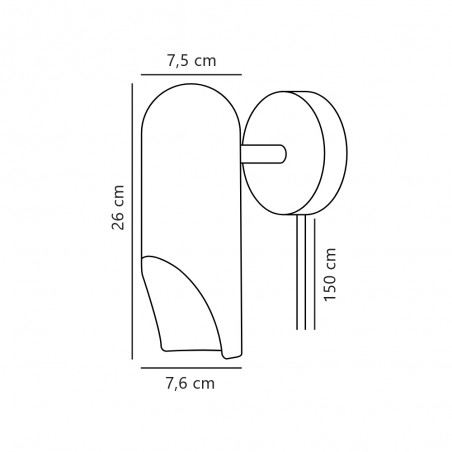 Aplique de pared Rochelle