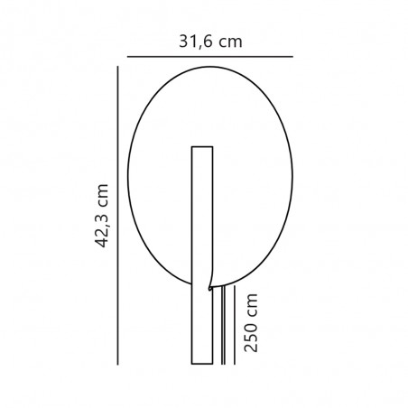 Aplique de pared Furiko