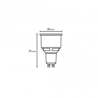 Bombilla LED GU10 Dim (9W)