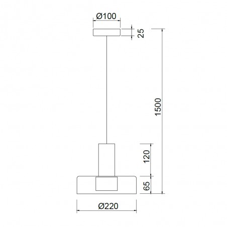 Lámpara de techo Gin