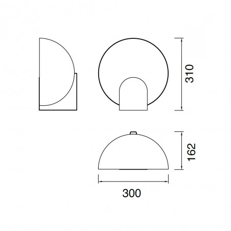 Lámpara de mesa LED Óculo (12W)