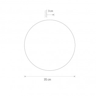 Wall lamp LED Ring (12W)