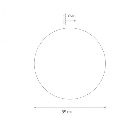 Wall lamp LED Ring (12W)
