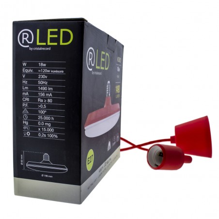 Lampholder + Bulb Red