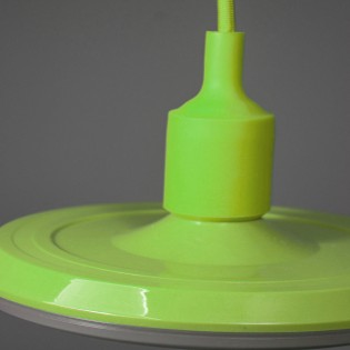 Lampholder + Bulb Green