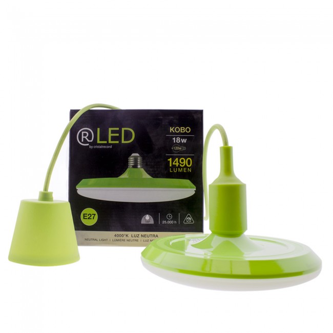 Lampholder + Bulb Green