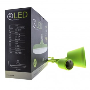 Lampholder + Bulb Green