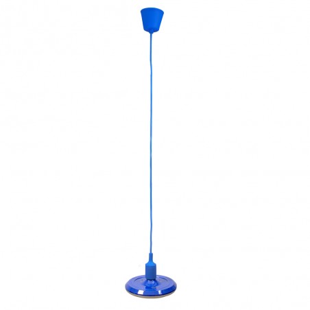 Portalámparas + Bombilla Azul