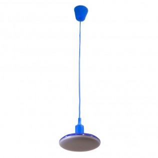 Portalámparas + Bombilla Azul