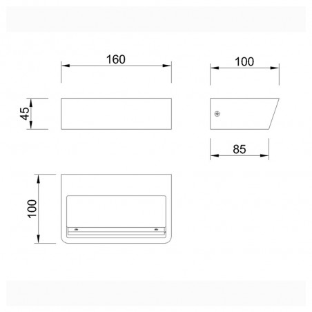 Aplique de pared LED Altea 3000K (15W)