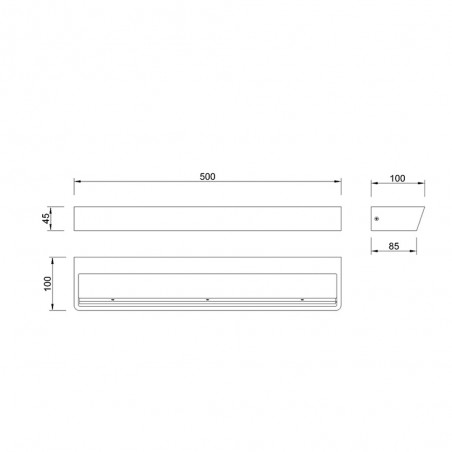 Aplique de pared LED Altea 3000K (40W)