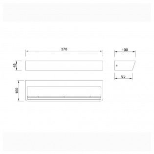 Aplique de pared LED Altea...