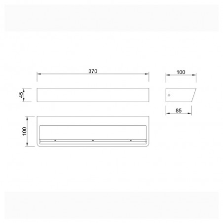 Aplique de pared LED Altea 4000K (30W)