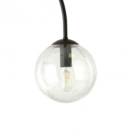 Plafón de techo Giorgio Transparente (2 luces)