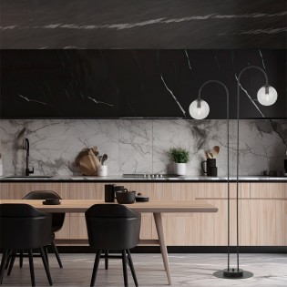 Floor Lamp Giorgio Clear (2 lights)
