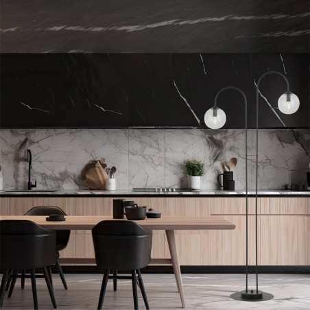 Floor Lamp Giorgio Clear (2 lights)