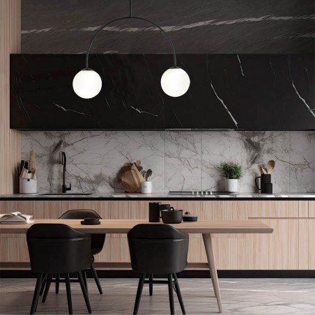 Ceiling Lamp Giorgio Opal (2 lights)