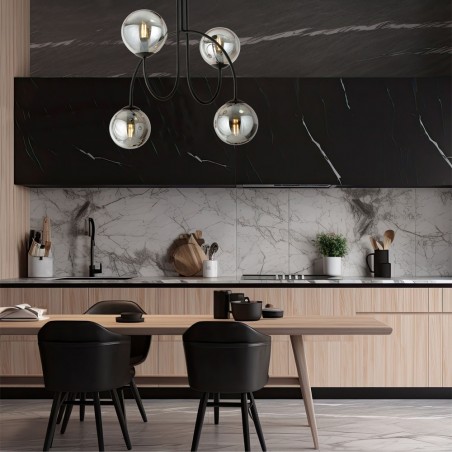 Ceiling Lamp Giorgio Graphite (4 lights)