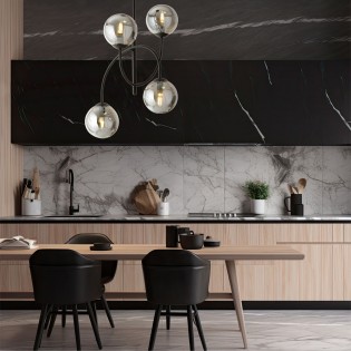 Ceiling Lamp Giorgio Graphite II (4 lights)