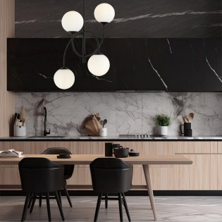 Ceiling Lamp Giorgio Opal II (4 lights)