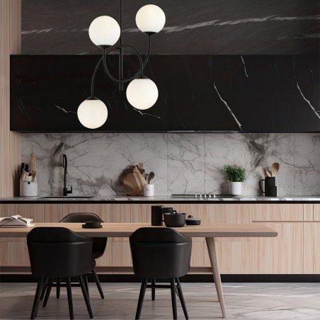 Ceiling Lamp Giorgio Opal II (4 lights)