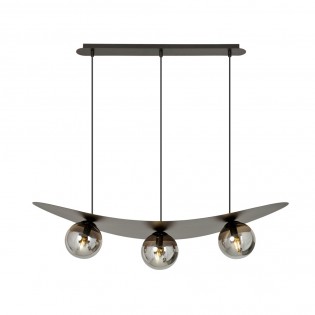 Ceiling Lamp Camerino Graphite (3 lights)