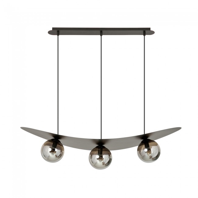 Ceiling Lamp Camerino Graphite (3 lights)
