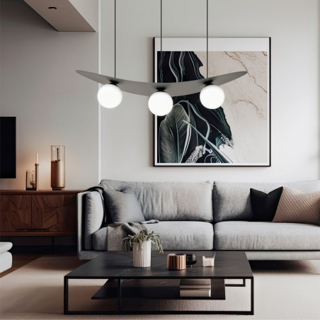 Ceiling Lamp Camerino Opal (3 lights)