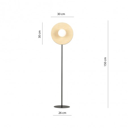 Floor Lamp Loston Opal