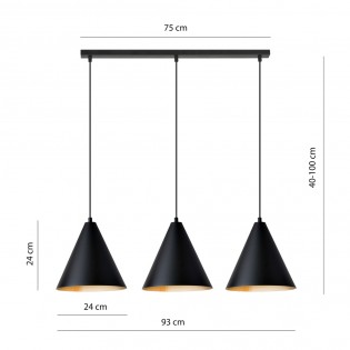 Ceiling Track Lamp Incaro II (3 lights)