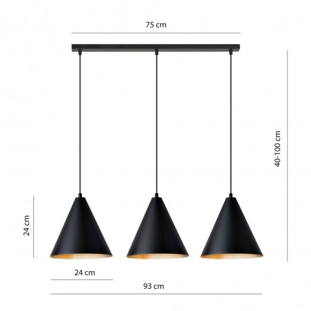 Ceiling Track Lamp Incaro II (3 lights)
