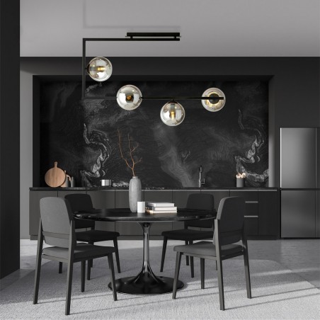 Ceiling Lamp Ventara Graphite (4 lights)