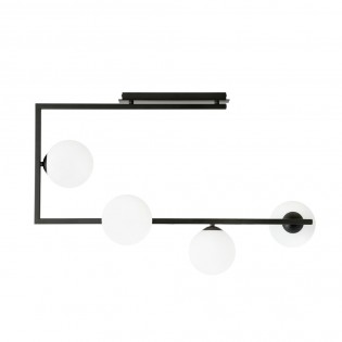 Plafón de techo Ventara Opal (4 luces)