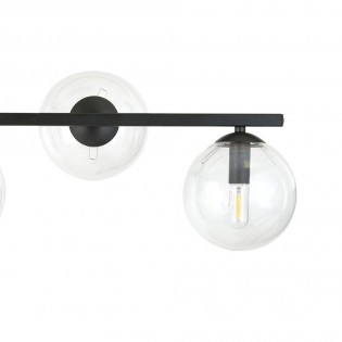 Plafón de techo Ventara Transparente (5 luces)